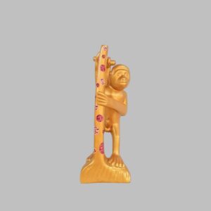 Mono Dorado detalles rosados