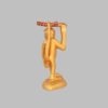 Mono Dorado detalles rojo - Imagen 4